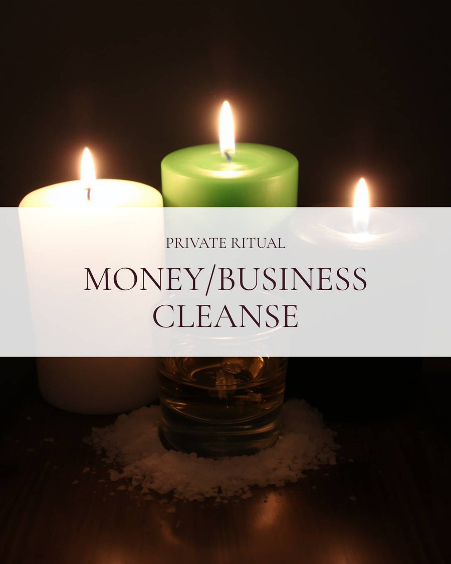 Money / Business Cleanse | PRIVATE RITUAL